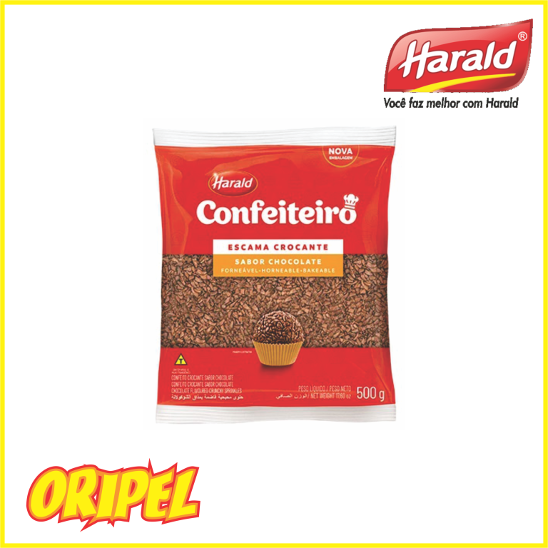 ESCAMA CROCANTE CHOCOLATE CONFEITEIRO HARALD 500G