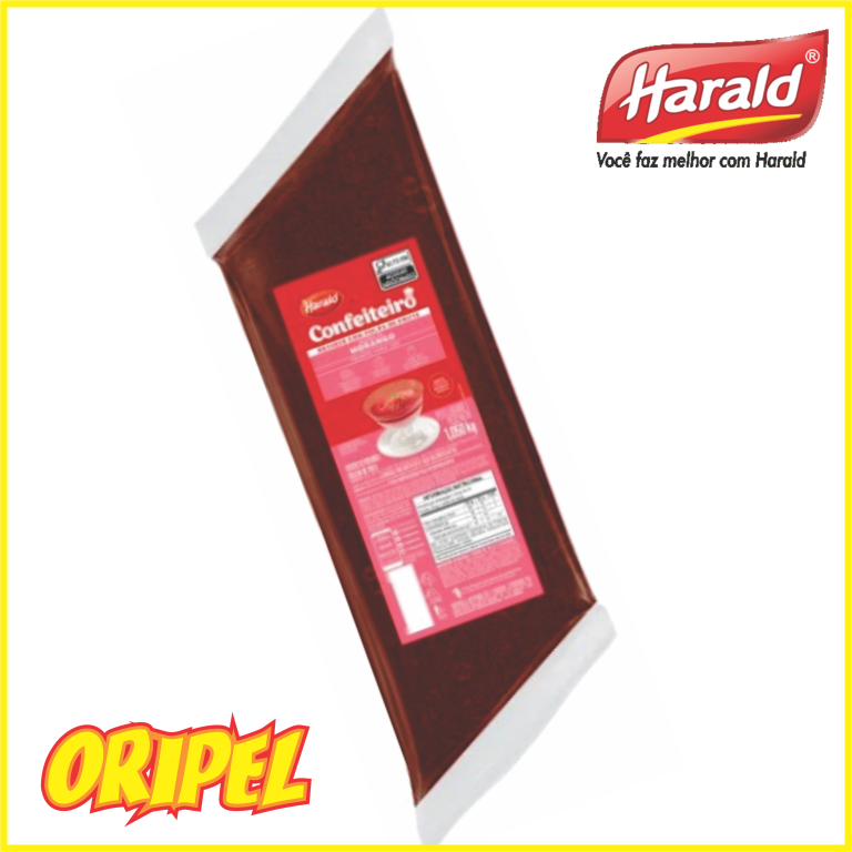 RECHEIO MORANGO CONFEITEIRO HARALD 1,050KG