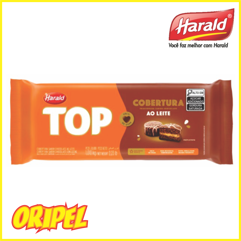 COBERTURA BARRA AO LEITE TOP HARALD 1,01KG