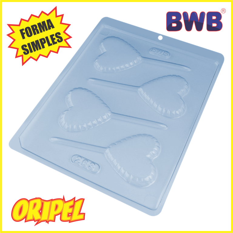 FORMA SIMPLES PIRULITO CORAÇÃO BWB