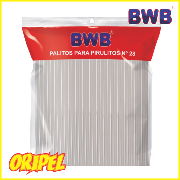 PALITO P/PIRULITO GRANDE CRISTAL BWB 50 UN