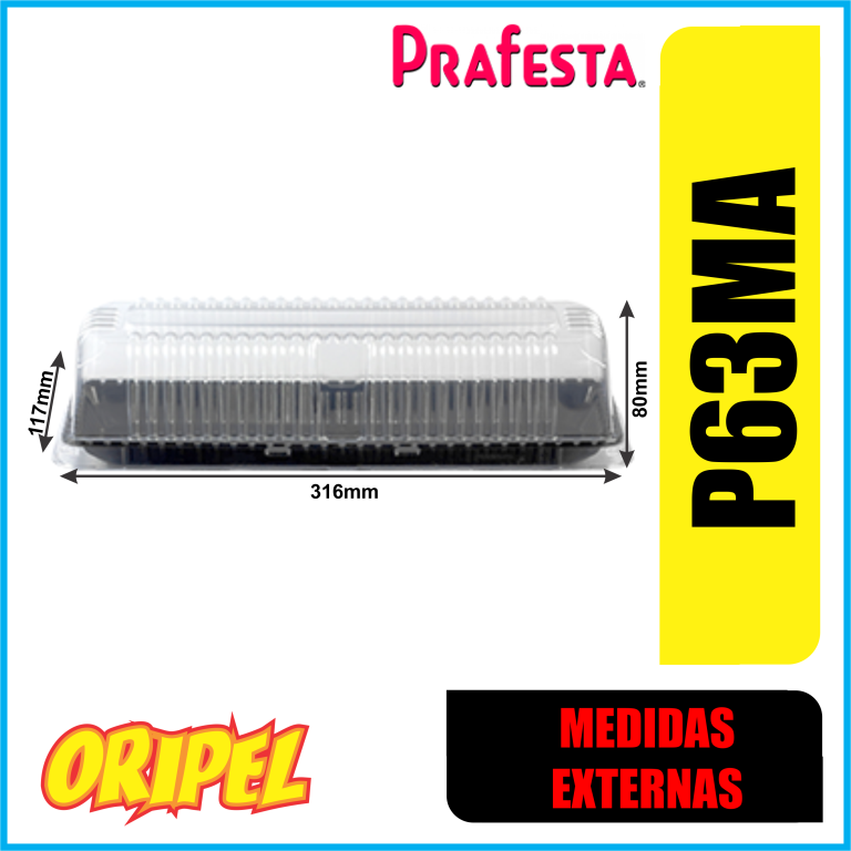 P63MA/FATIA BOLO ALTA 0,500G PRAFESTA 100 UN