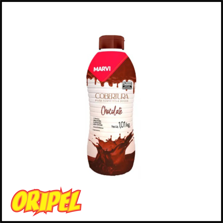 COBERTURA SORVETES E DOCES CHOCOLATE MARVI 1,01KG