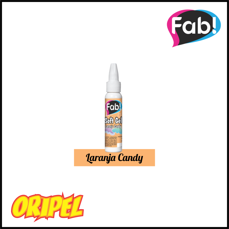 CORANTE ALIMENTICO SOF GEL LARANJA CANDY FAB! 25G