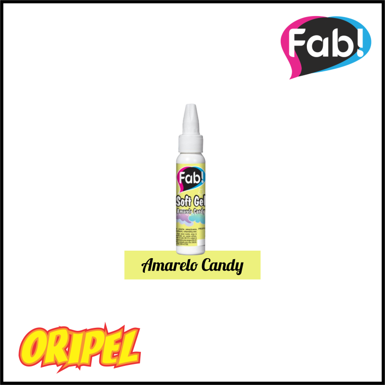 CORANTE ALIMENTICO SOF GEL AMARELO CANDY FAB! 25G