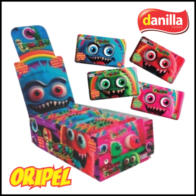 GUMMY MONSTERS DUO DANILLA 15X9G