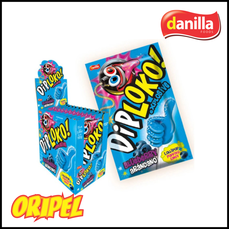 DIPLOKO BOOM LIKE P.LINGUA BLUEBERRY DANILLA 15X11G