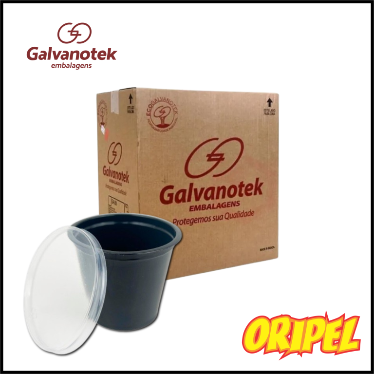 G697-POTE REDONDO PRETO C/TAMPA 60ML GALVANOTEK 700 UN