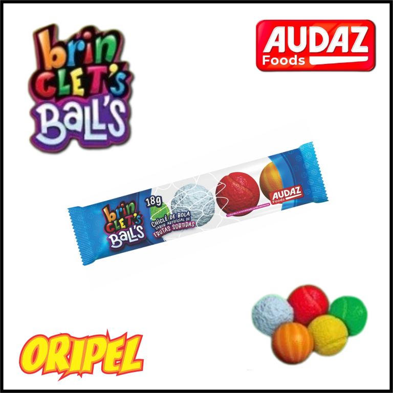 CHICLE BRINCLETS BALLS AUDAZ 18 G