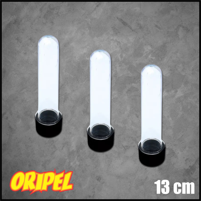 TUBETE PRETO/13CM DIVERSOS 10 UN