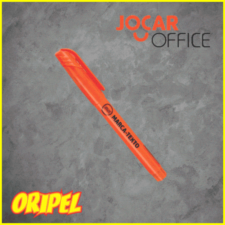 CANETA MARCA TEXTO/LARANJA JOCAR OFFICE