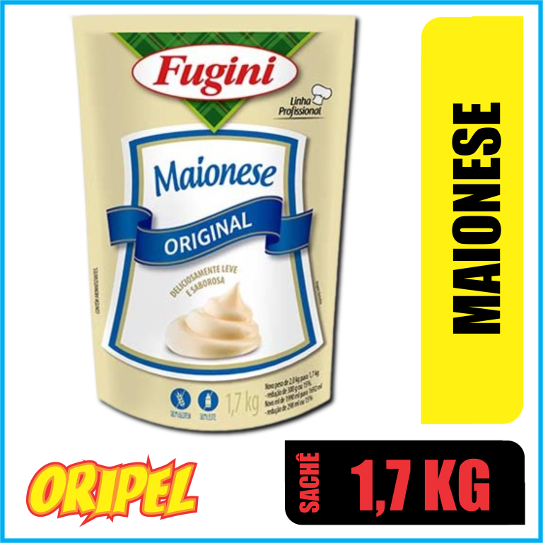 MAIONESE TRADICIONAL SACHE FUGINI 1,7KG