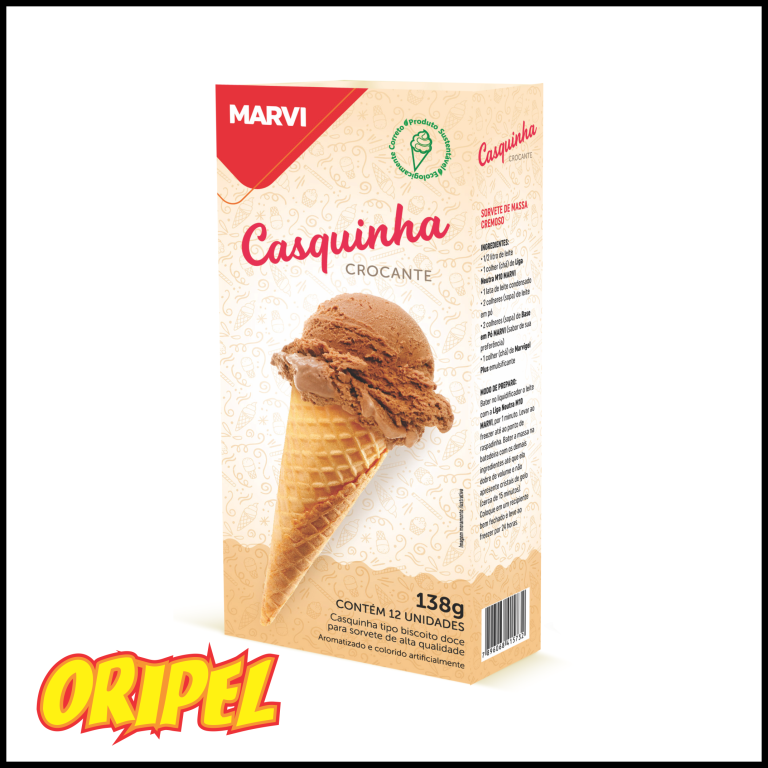 CASQUINHA BISCOITO DOCE TRADICIONAL MARVI ±12UN/138G