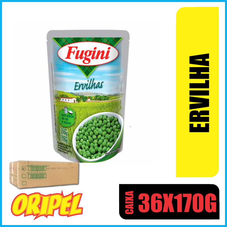 ERVILHA EM CONSERVA SACHE FUGINI 36X170G