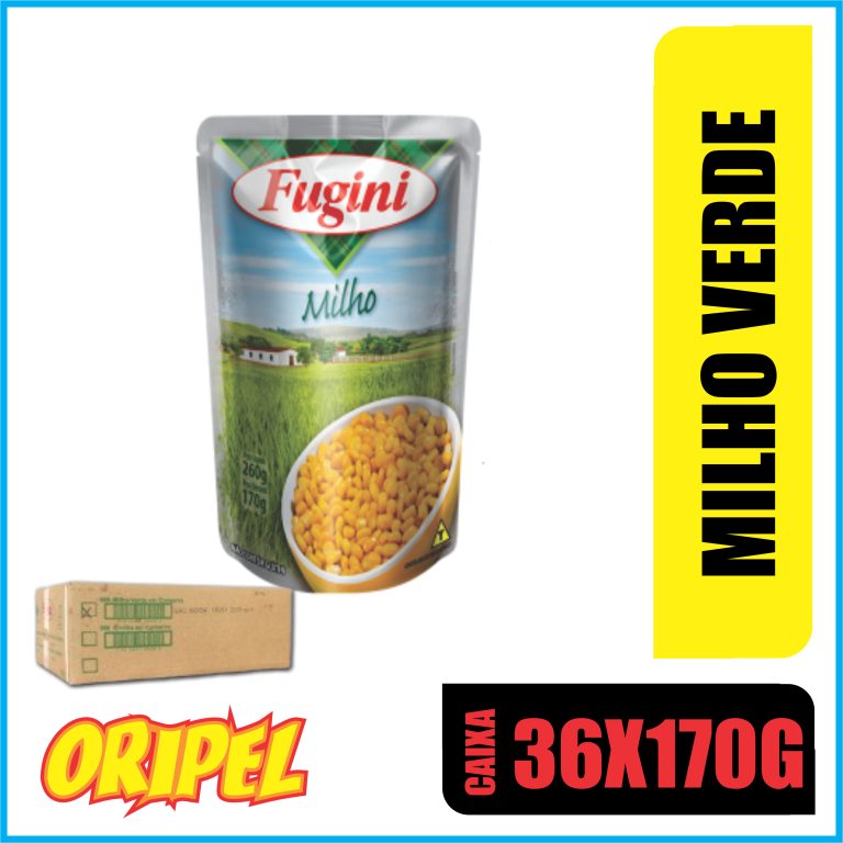 MILHO VERDE EM CONSERVA SACHE FUGINI 36X170G