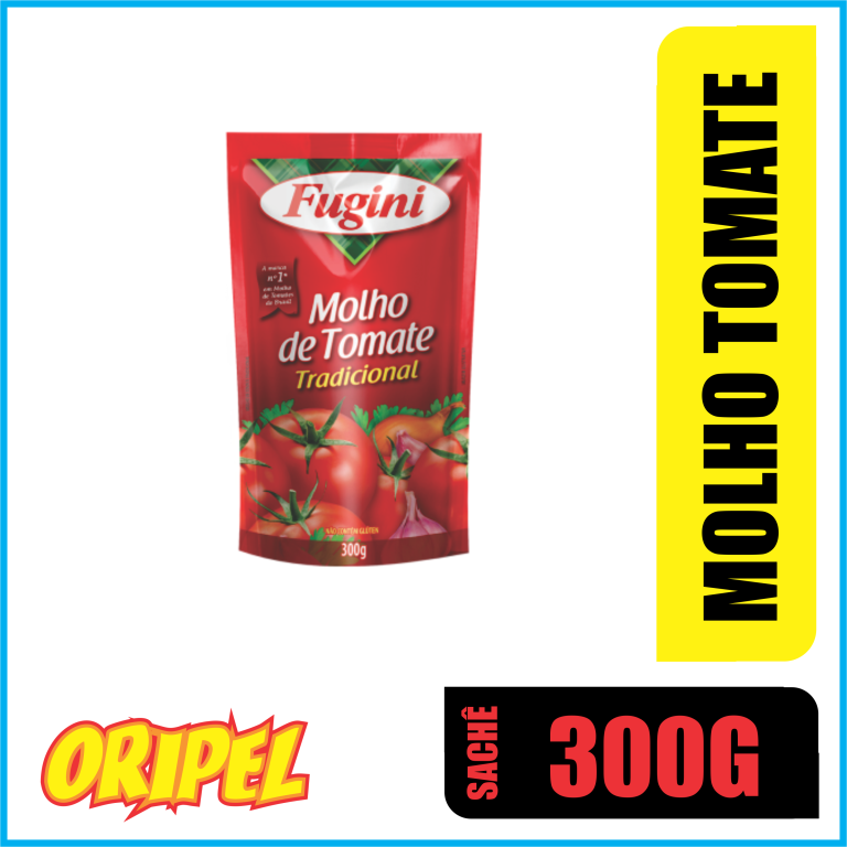 MOLHO TOMATE TRADICIONAL SACHE FUGINI 300G
