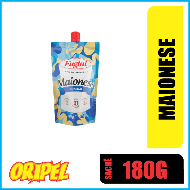 MAIONESE TRADICIONAL BICO SACHE FUGINI 180G