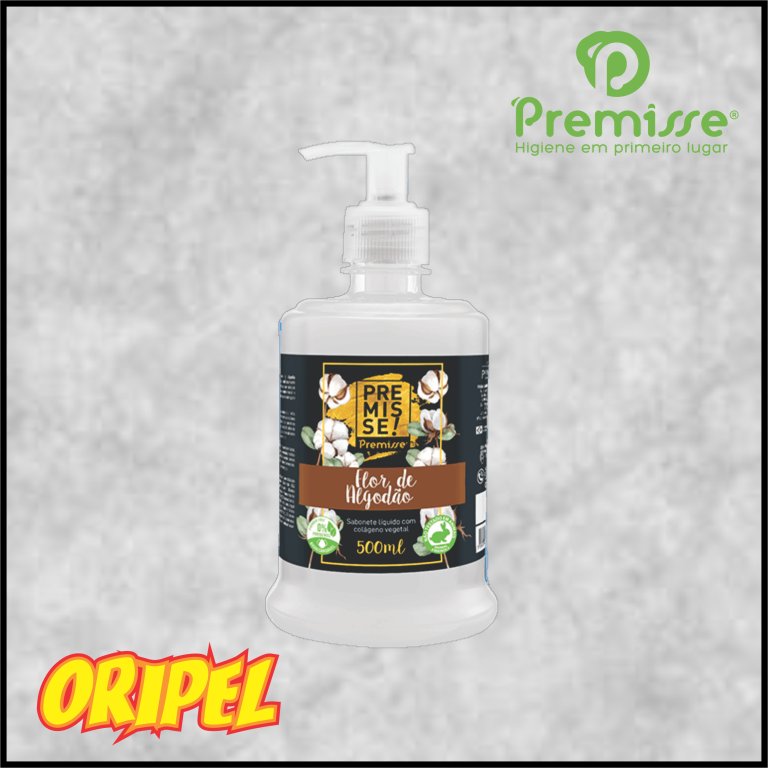 SABONETE LIQUIDO FLOR DE ALGODAO C/VALVULA PREMISSE 500ML
