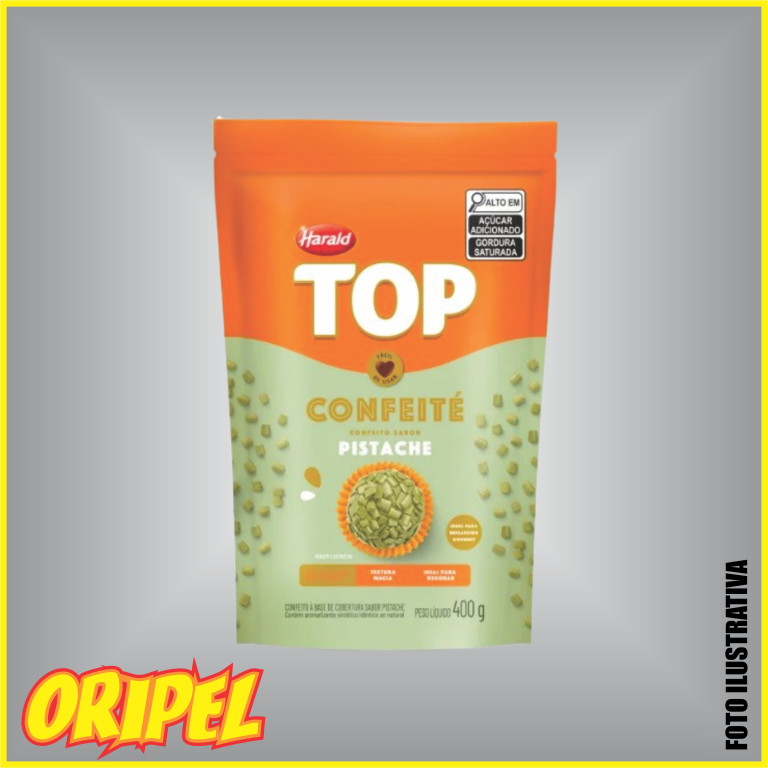 TOP CONFEITE SABOR PISTACHE HARALD 400G