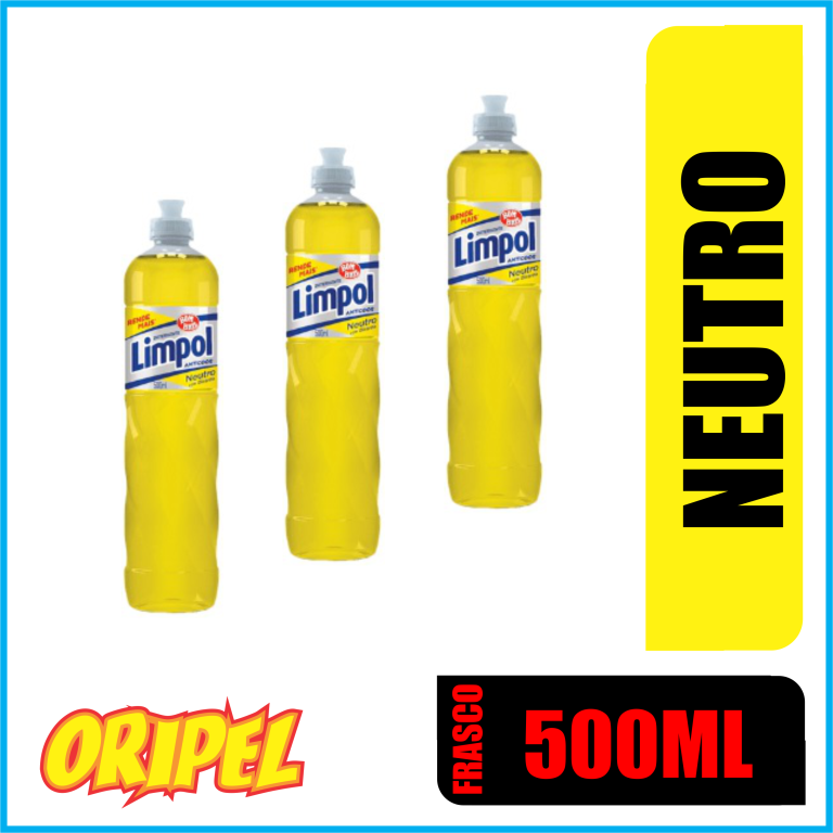 DETERGENTE LIQUIDO LIMPOL NEUTRO 500ML