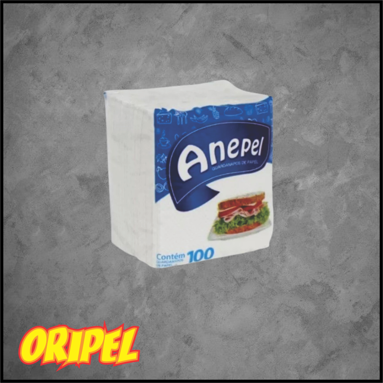 GUARDANAPO PAPEL DE MESA 18X20CM ANEPEL 10X100 UN