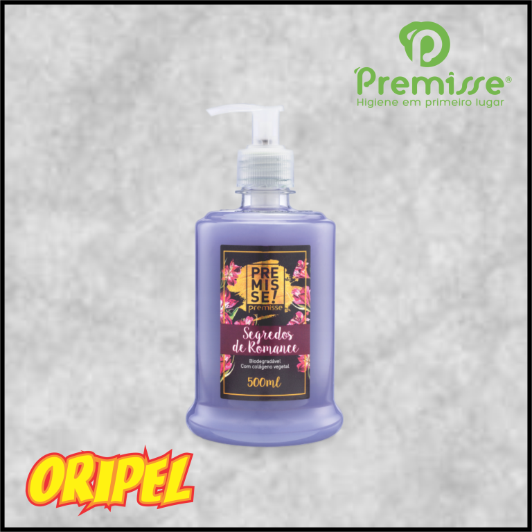 SABONETE LIQUIDO SEGREDOS DE ROMANCE C/VALVULA PREMISSE 500ML