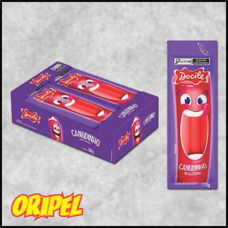 CANUDINHO MORANGO DOCILE 12X15G