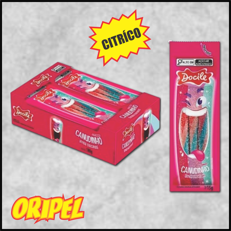 CANUDINHO FRUTAS VERMELHAS DOCILE 12X15G