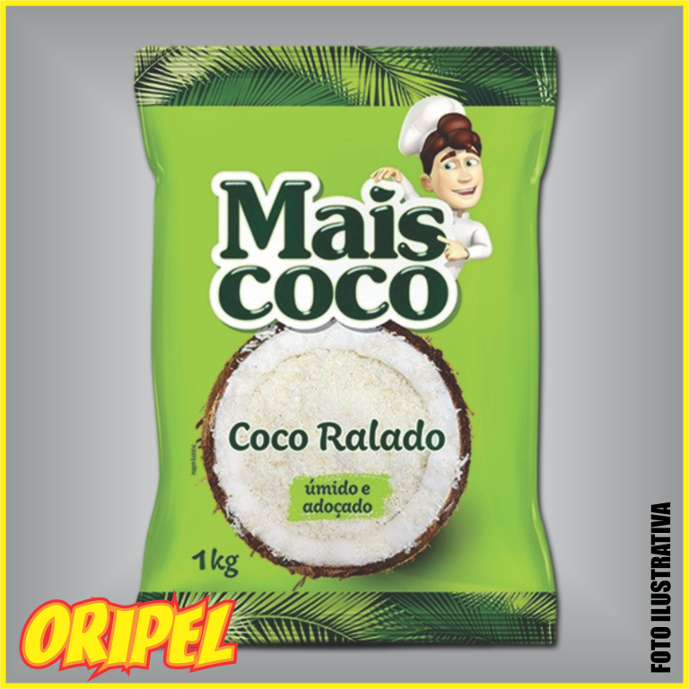 COCO RALADO UNIDO E ADOÇADO MAIS COCO 1KG