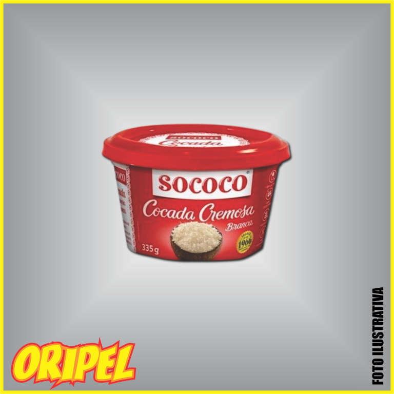 COCADA CREMOSA BRANCA SOCOCO 335G