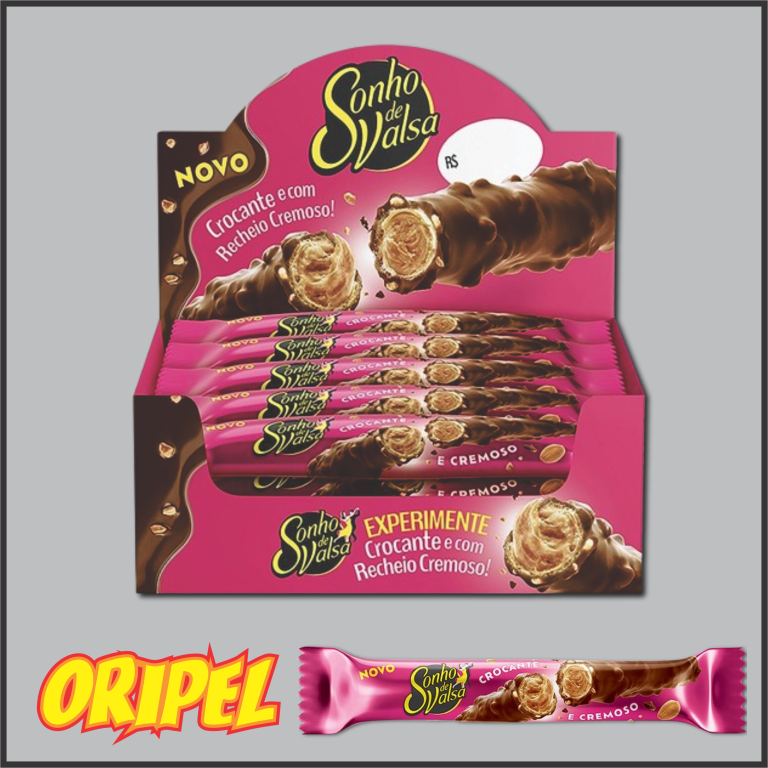 WAFFER RECHEADO SONHO DE VALSA 15UNX25G