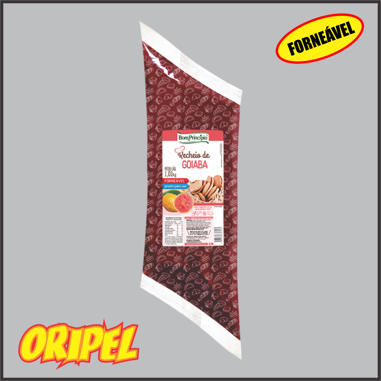 RECHEIO DE GOIABA FORNEAVEL BOM PRINCIPIO 1,01 KG