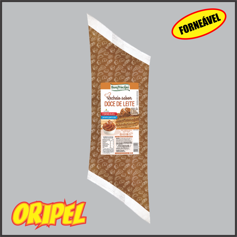 RECHEIO SABOR DOCE DE LEITE FORNEAVEL BOM PRINCIPIO 1,01 KG