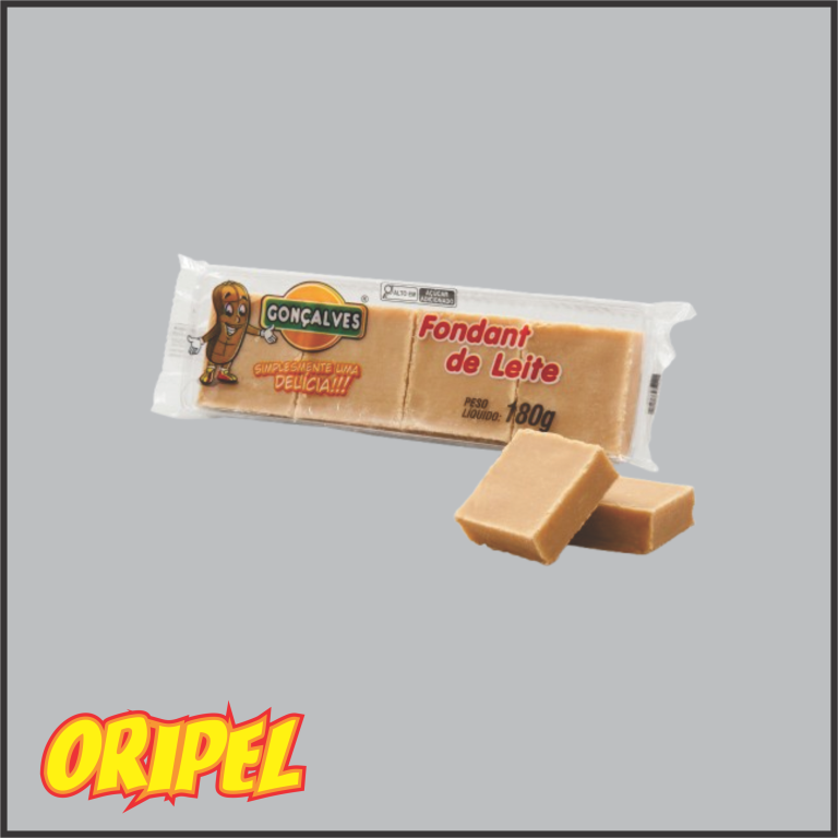 BARRINHA FONDANTE DE LEITE GONÇALVES 180G