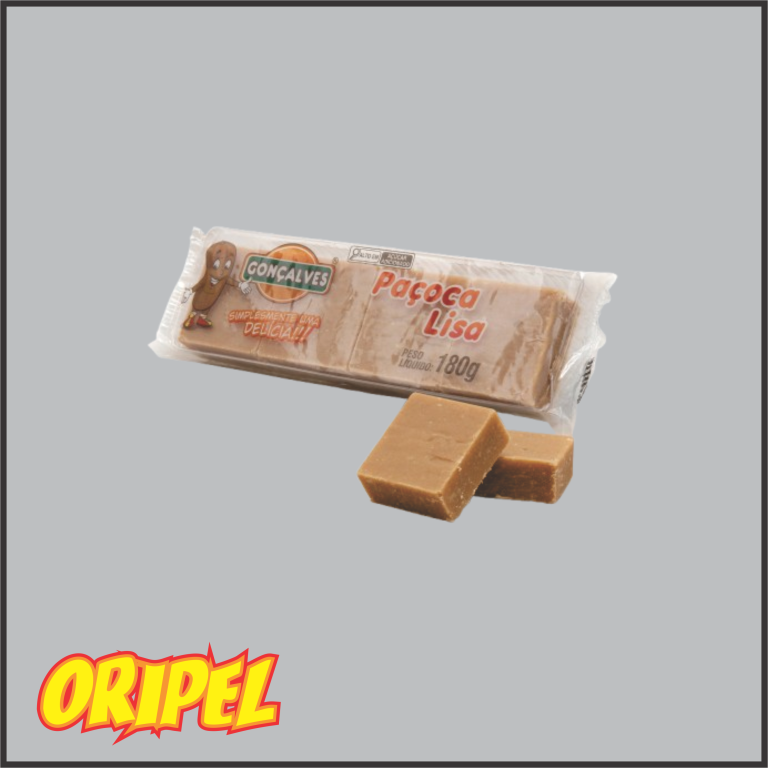 BARRINHA DOCE PAÇOCA LISA GONÇALVES 180G