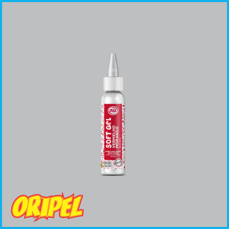 CORANTE ALIMENTICIO SOFTGEL VERMELHO MORANGO INTENSO MIX 25ML