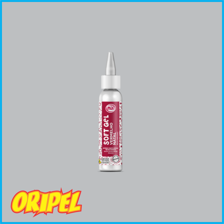 CORANTE ALIMENTICIO SOFTGEL VERMELHO NATAL MIX 25ML