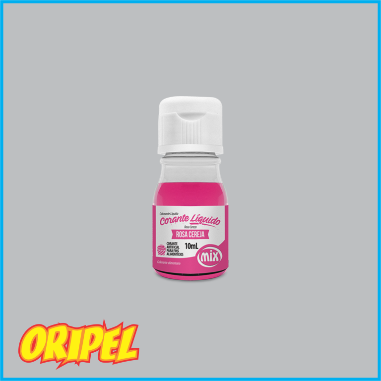 CORANTE ALIMENTICIO LIQUIDO ROSA CEREJA MIX 10ML