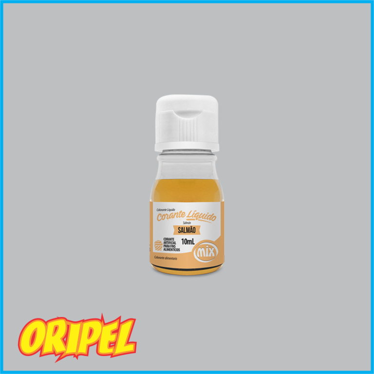 CORANTE ALIMENTICIO LIQUIDO SALMÃO MIX 10ML