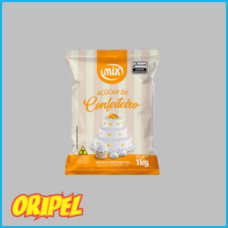AÇUCAR DE CONFEITEIRO FINO MIX 1KG