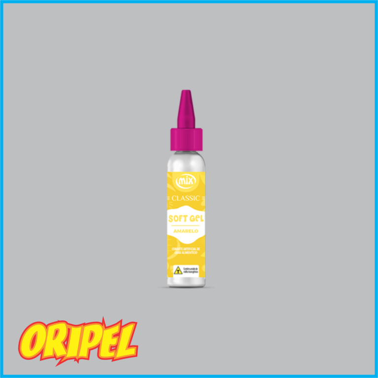 CORANTE ALIMENTICIO CLASSIC SOFTGEL AMARELO MIX 25ML