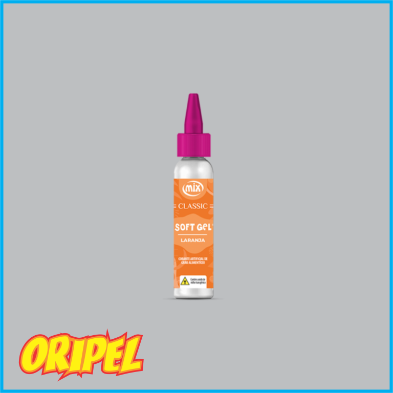 CORANTE ALIMENTICIO CLASSIC SOFTGEL LARANJA MIX 25ML