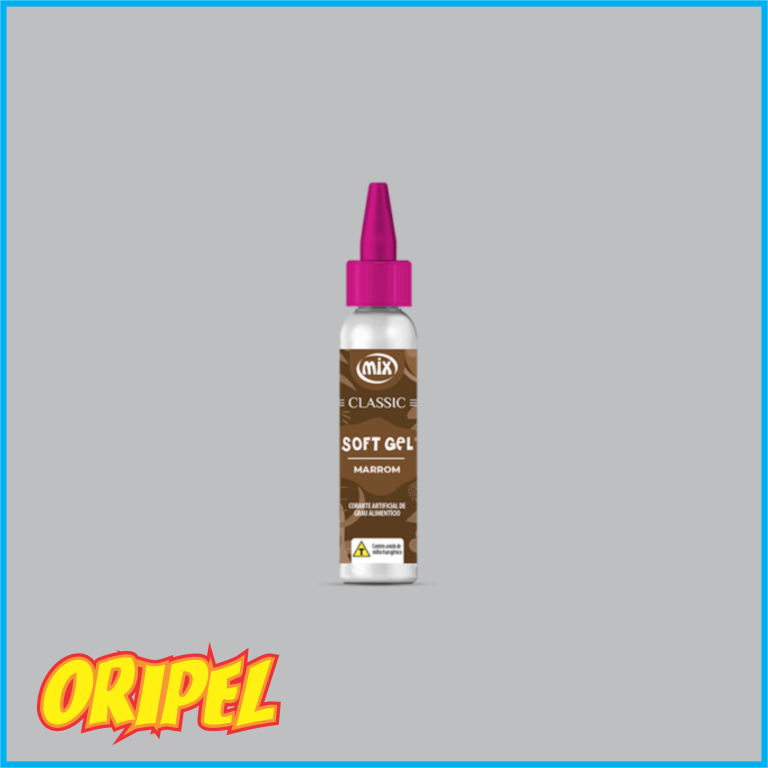 CORANTE ALIMENTICIO CLASSIC SOFTGEL MARROM MIX 25ML
