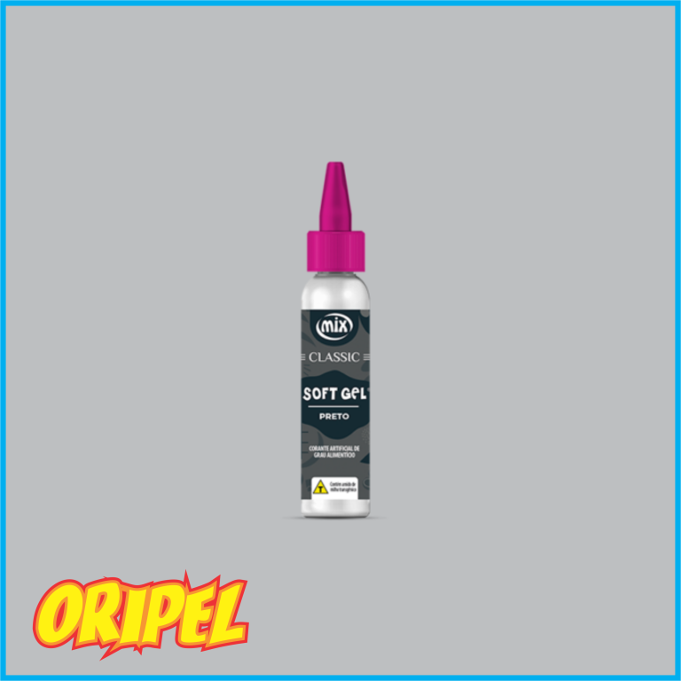 CORANTE ALIMENTICIO CLASSIC SOFTGEL PRETO MIX 25ML