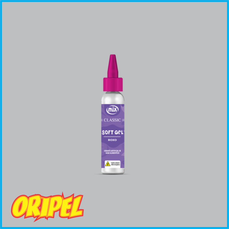 CORANTE ALIMENTICIO CLASSIC SOFTGEL ROXO MIX 25ML