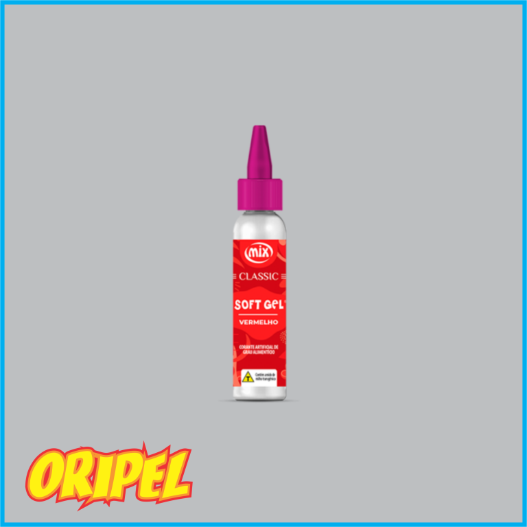 CORANTE ALIMENTICIO CLASSIC SOFTGEL VERMELHO MIX 25ML