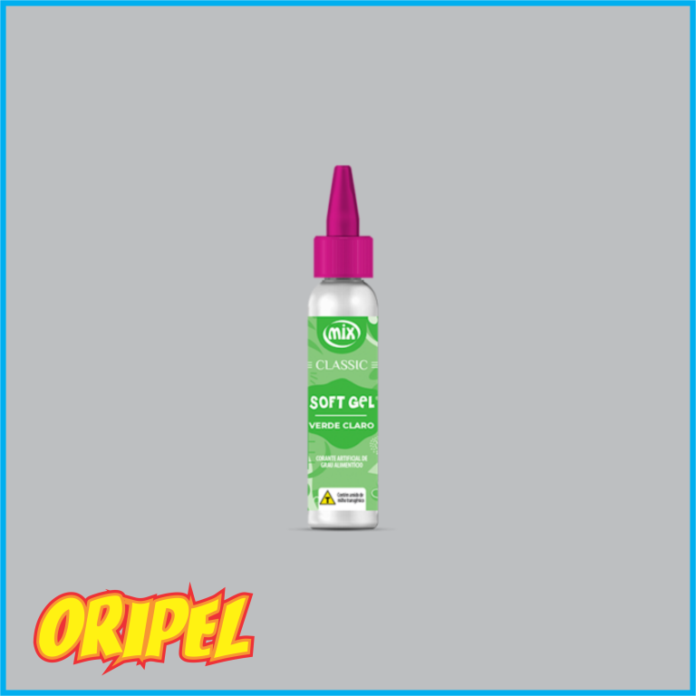 CORANTE ALIMENTICIO CLASSIC SOFTGEL VERDE CLARO MIX 25ML