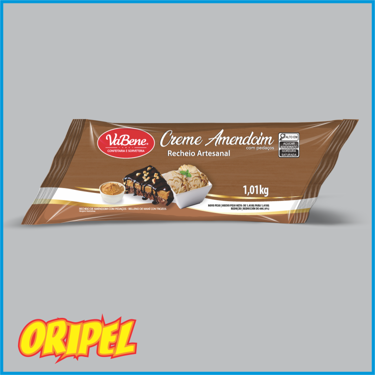 RECHEIO ARTESANAL CREME AMENDOIM VABENE 1,01KG