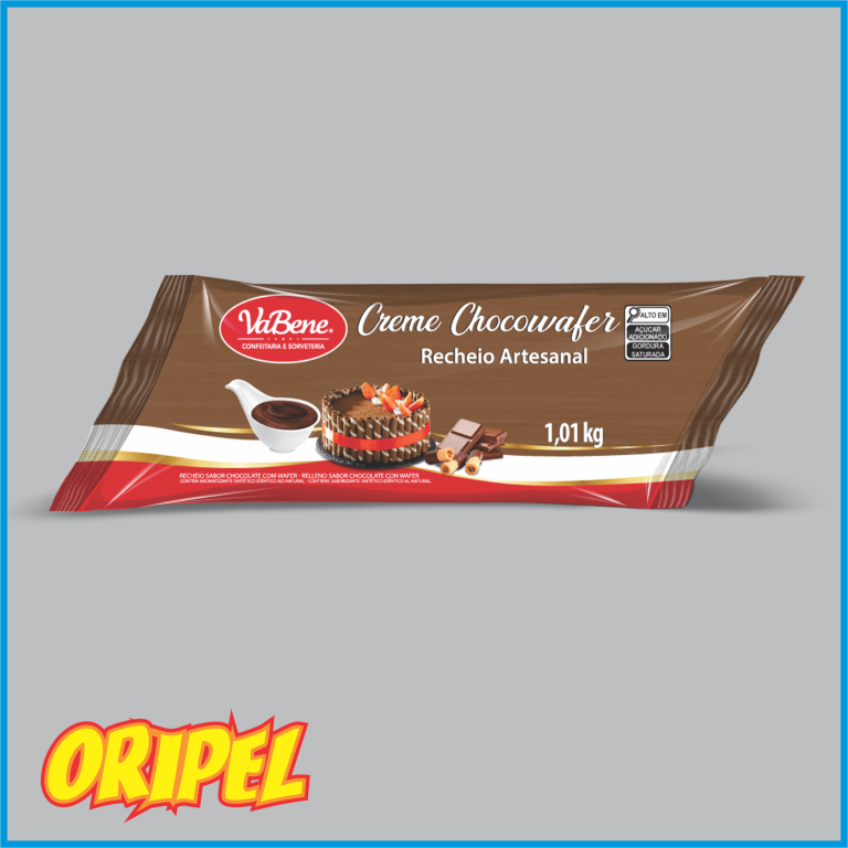 RECHEIO ARTESANAL CREME CHOCOWAFER VABENE 1,01KG