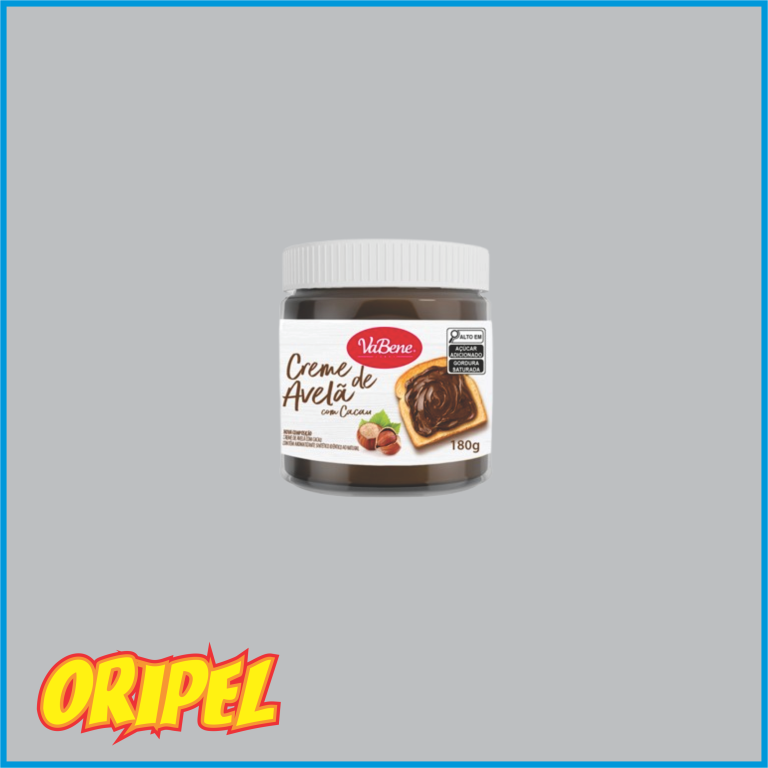 CREME DE AVELÃ COM CACAU VABENE 180G